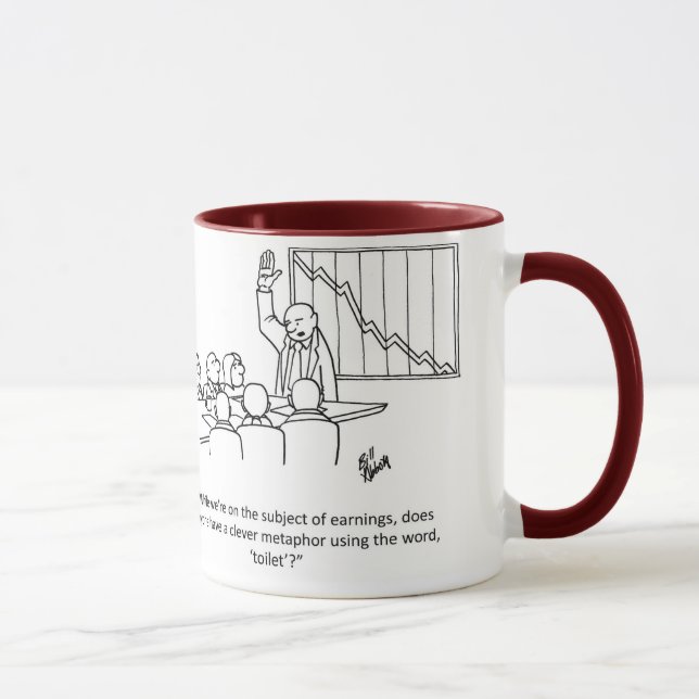 Business Earnings Humour Mug "Percenters" (Right)