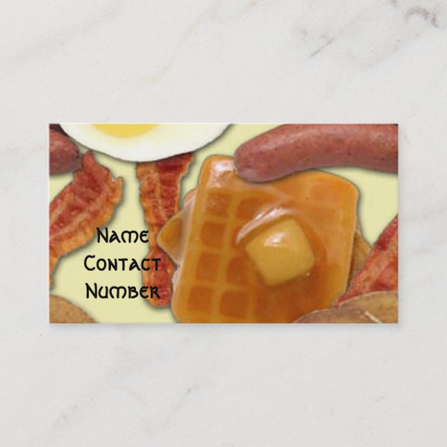 Business eats card (Front)