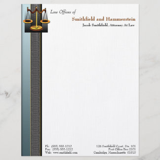 Business Elegance Attorney Letterhead