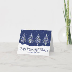 Business Employee Appreciation Holiday Greetings Card
