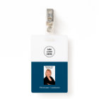 Business Employee Photo ID Logo Name