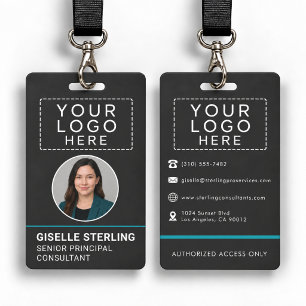 Business Employee Photo Identification Badge ID Badge