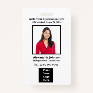 Business Employees Logo ID Identification Card ID Badge