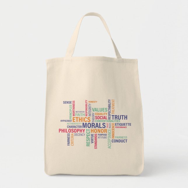"Business Ethics" Tote Bag (Front)