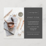 Business Event Grey Minimalist Professional Photo Flyer<br><div class="desc">A simple modern photo business event invitation featuring clean typography and minimal layout. Click the edit button to customise this design with your business photo and details.</div>