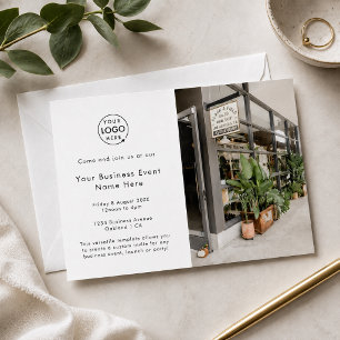 Business Event Invitation 5x7 Photo Invite Cards