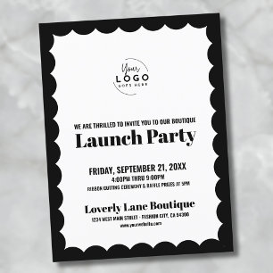 Business Event Logo Launch Party Postcard