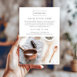 Business Event Minimalist Professional Photo Flyer<br><div class="desc">A simple modern photo business event invitation featuring clean typography and minimal layout. Click the edit button to customize this design with your business photo and details.</div>