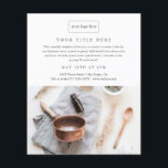 Business Event Minimalist Professional Photo Flyer<br><div class="desc">A simple modern photo business event invitation featuring clean typography and minimal layout. Click the edit button to customise this design with your business photo and details.</div>