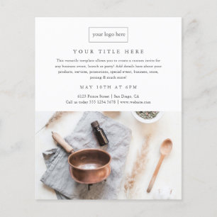 Business Event Minimalist Professional Photo Flyer