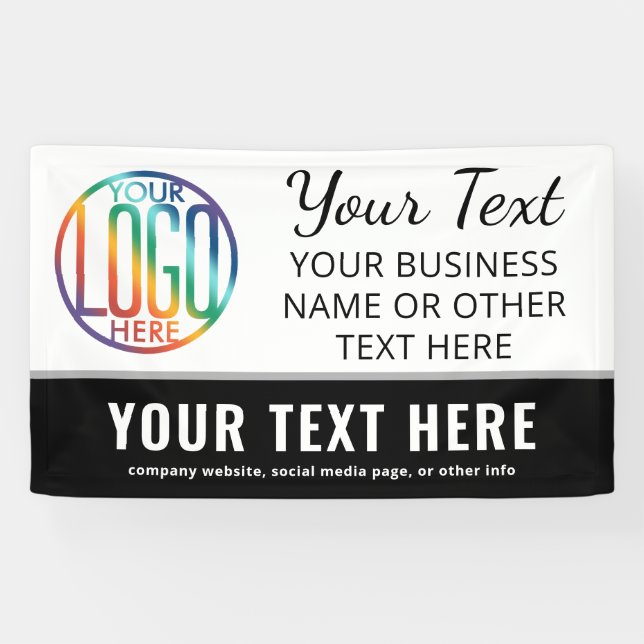 Business Event Modern Professional Logo Branding Banner (Horizontal)