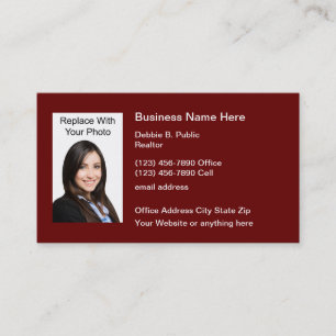 Business Executive Photo Template Business Card
