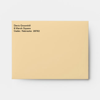 Business Fashionable Peach Yellow Envelope
