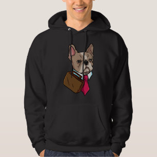 Business French Bulldog Dog Lover Entrepreneur Ceo Hoodie