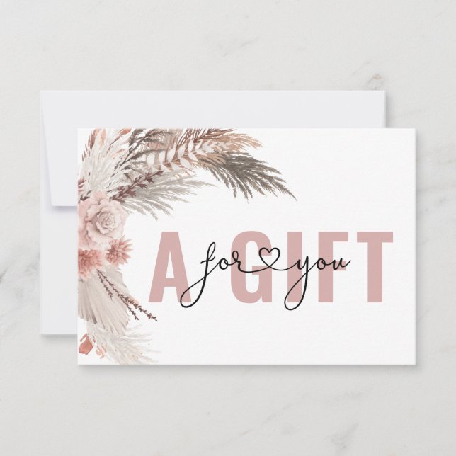 BUSINESS GIFT CERTIFICATE | BOHO (Front)