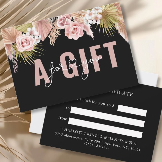 BUSINESS GIFT CERTIFICATE | BOHO (BUSINESS GIFT CERTIFICATE | BOHO)