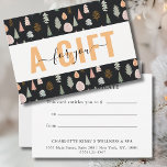 BUSINESS GIFT CERTIFICATE | Christmas| Winter Tree<br><div class="desc">BUSINESS GIFT CERTIFICATE | Christmas | Winter | Tree. Celebrate the magic of the season with this elegant Christmas gift certificate, perfect for winter-themed businesses. This festive design features a charming forest pattern of holiday trees in soft, earthy tones set against a dark background. With a large "A GIFT for...</div>