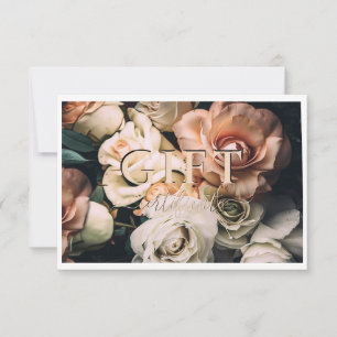 BUSINESS GIFT CERTIFICATE   Modern   Floral