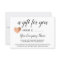 Business Gift Certificate Simply Black White Heart