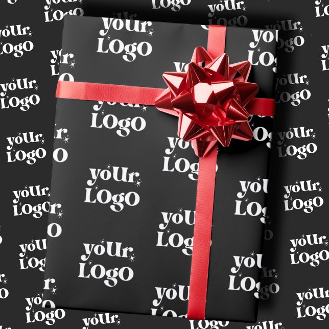 Business Gift Wrap, Custom Logo Branded Company Wrapping Paper (Creator Uploaded)