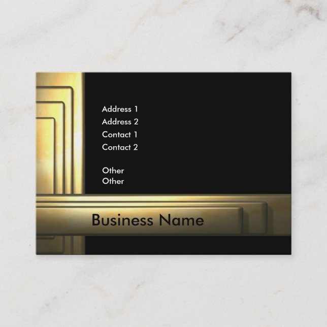business_gold_big business card (Front)