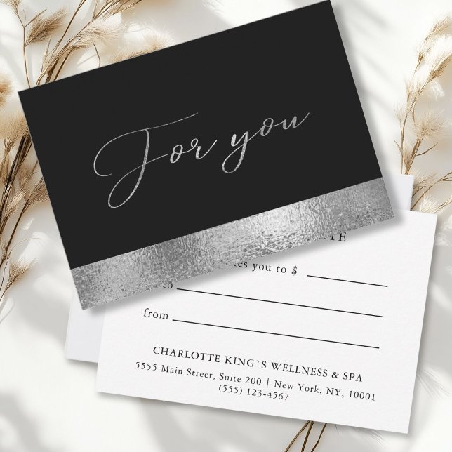 BUSINESS GRANT CERTIFICATE | Modern silver (BUSINESS GRANT CERTIFICATE | Modern black silver)