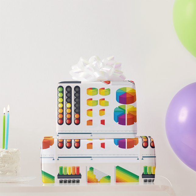Business Graphs Wrapping Paper (Creator Uploaded)