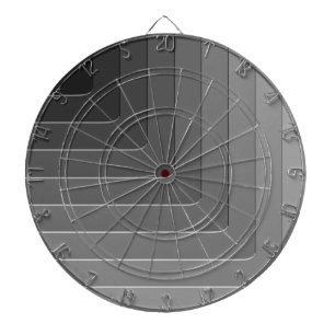 Business grey monochrome dartboard
