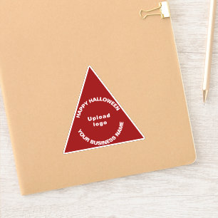 Business Halloween Greeting on Red Triangle Vinyl