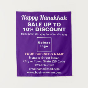 Business Hanukkah Sale on Purple Tapestry