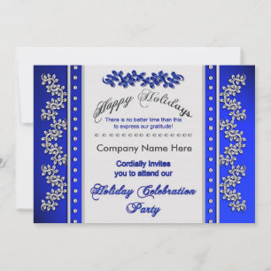 Business Holiday Celebration Party Invititations Invitation