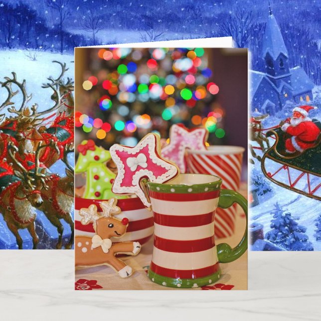 Business Holiday Warm Wishes For Customers Card (Creator Uploaded)