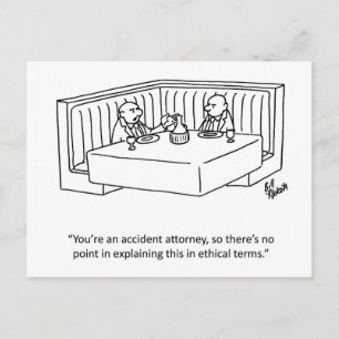 Business Humour Postcard "Percenters"