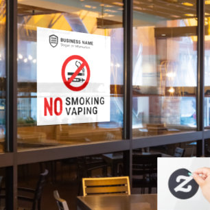 Business ID Logo No Smoking Vaping