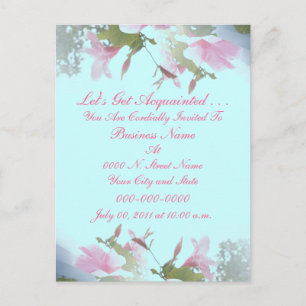 Business Introduction Invite Postcard