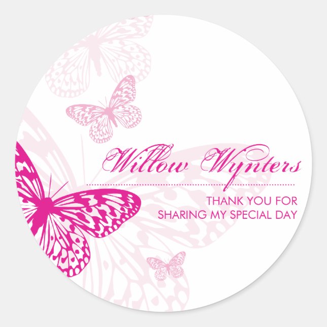 BUSINESS LABEL :: butterflies 1 (Front)
