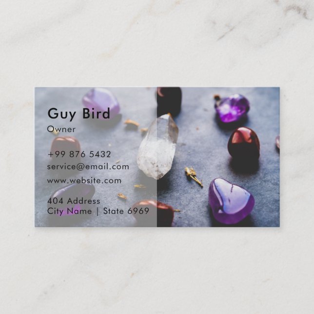 Business Lapidary | Minimalist Business Card (Front)