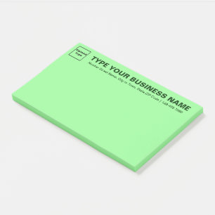 Business Light Green Large post it note
