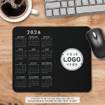 Business Logo 2026 Calendar Custom Colours Simple Mouse Pad<br><div class="desc">Business Logo 2026 Calendar Custom Colours Simple Mouse Pad. Create your own logo custom colour 2026 annual calendar mouse pad. Change calendar and background colours in EDIT to coordinate with your logo or match your brand colours. ASSISTANCE: For help with design modification or transferring the design to another product, contact...</div>