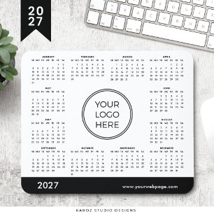Business Logo 2027 Calendar Mouse Pad