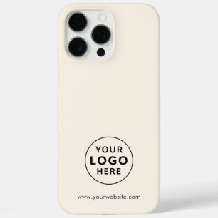 Business Logo and Company Website Address Employee iPhone 16 Pro Max Case