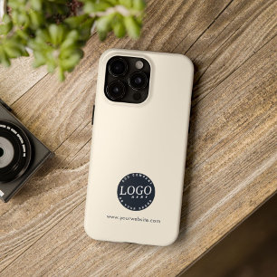 Business Logo and Company Website Staff Employees iPhone 15 Pro Max Case