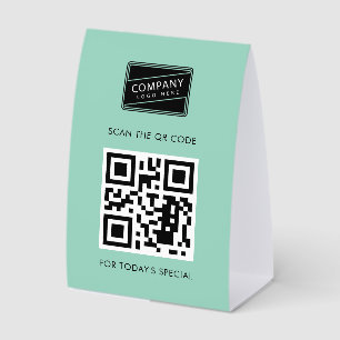 Business Logo and QR Code Custom