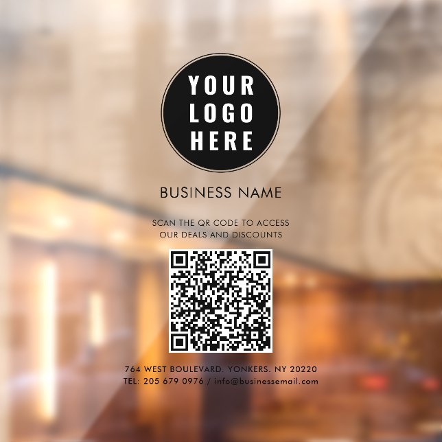 Business Logo and QR Code Custom (Sheet 2)