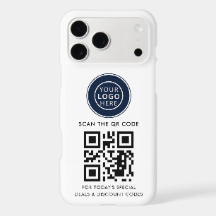 Business Logo and QR Code Minimalist