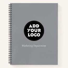 Business Logo And Text Simple Notebook