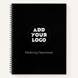 Business Logo And Text Simple Notebook