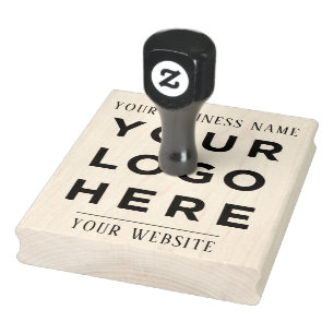 Business Logo and Text XXL Large Rubber Stamp