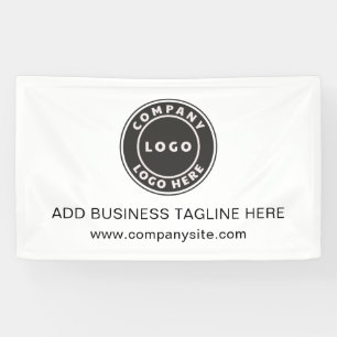 Business Logo and Website Custom Company Banner