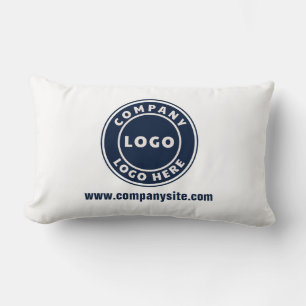 Business Logo Annual Corporate Office or Showroom Lumbar Cushion